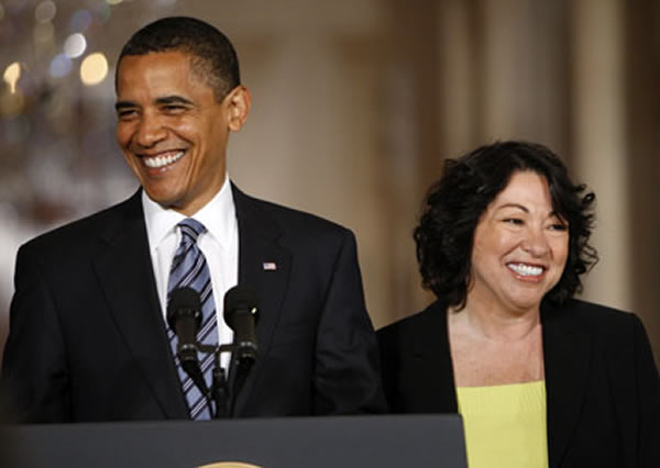 Barack Obama, Sonia Sotomayor